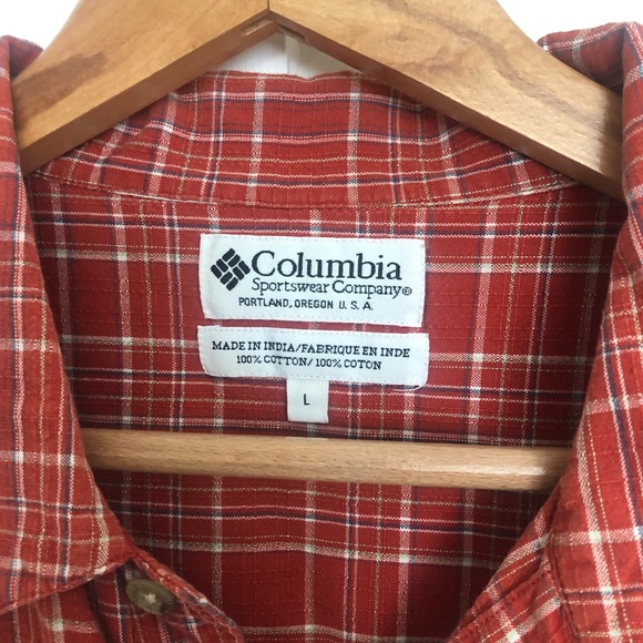 Columbia Lakeside Trail Button Down Short Sleeve Shirt size large - Picture 8 of 9